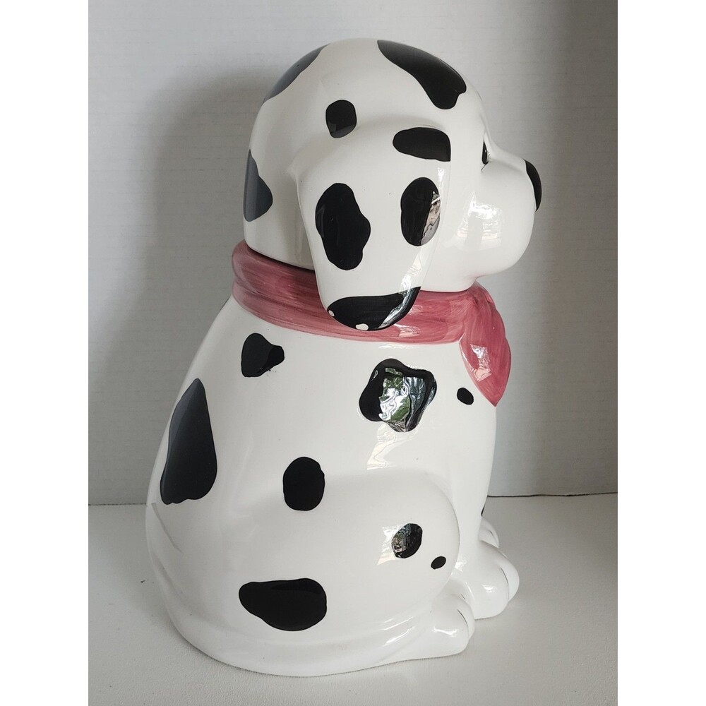 HOMETRENDS Vintage Dalmatian Puppy Dog Cookie Jar Cannister 11.5" - Picture 4 of 10